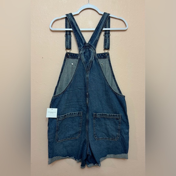 American Eagle Baggy Denim Short Overall - Picture 7 of 8